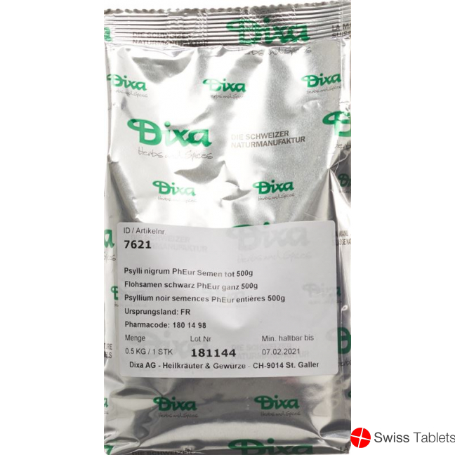 Dixa Psyllii Nigrum Semen Pheur Dep 500g buy online