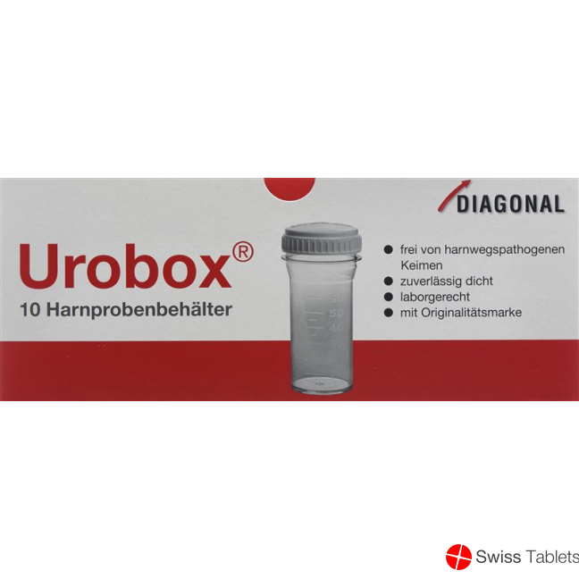 Urobox Harnprobenbehaelter 60ml Keimfrei 10 Stück buy online