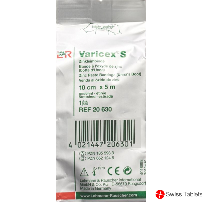 Varicex S Zinkleimbinde 10cm x 5m buy online