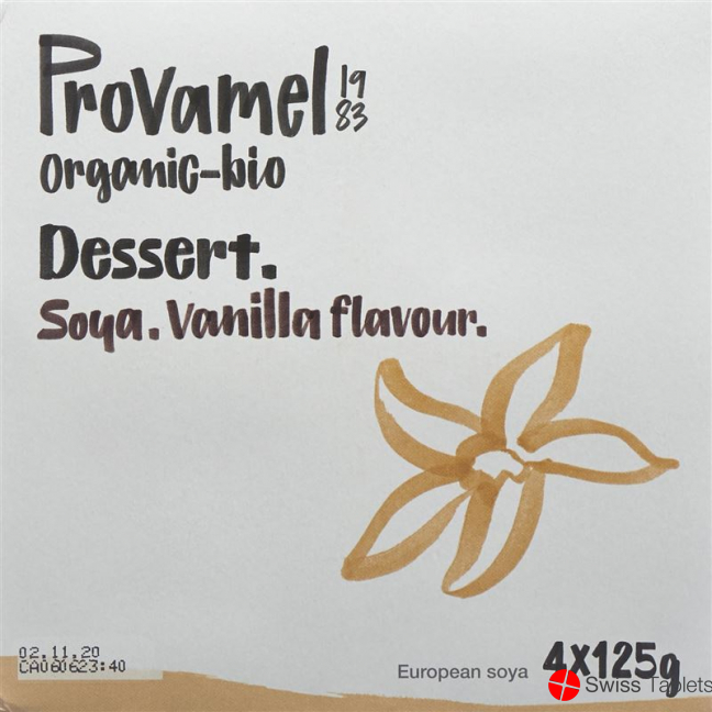 Provamel Bio Soja Dessert Vanille 4x 125g buy online