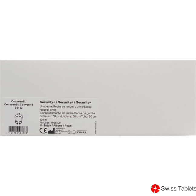Conveen Security Plus Beinbeutel Steril 500ml 50cm 10 Stück buy online
