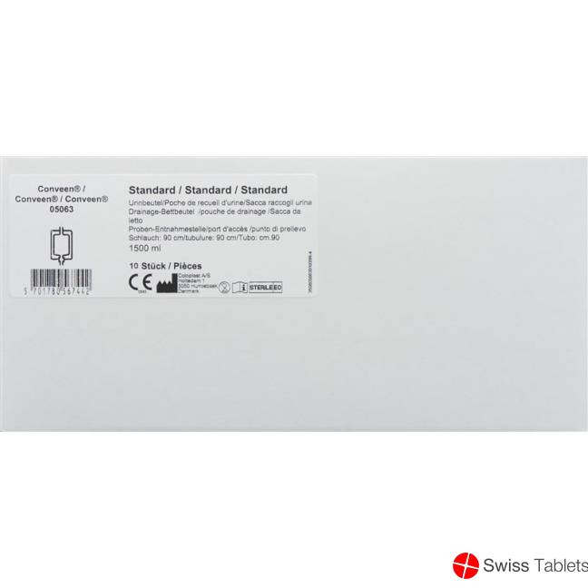 Conveen Standard Nachtbeutel Steril 1500ml 90cm 10 Stück buy online