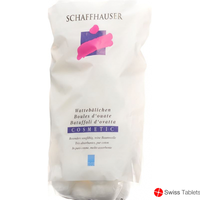 Schaffhauser Wattebaellchen Cosmet Weiss 60g buy online