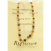 Mainardi Bernstein Babykette Farbig 32cm Silberverschluss buy online