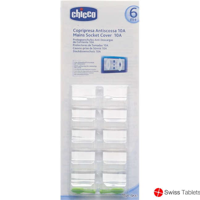 Chicco Steckdosenschutz 6m+ 10 Stück buy online