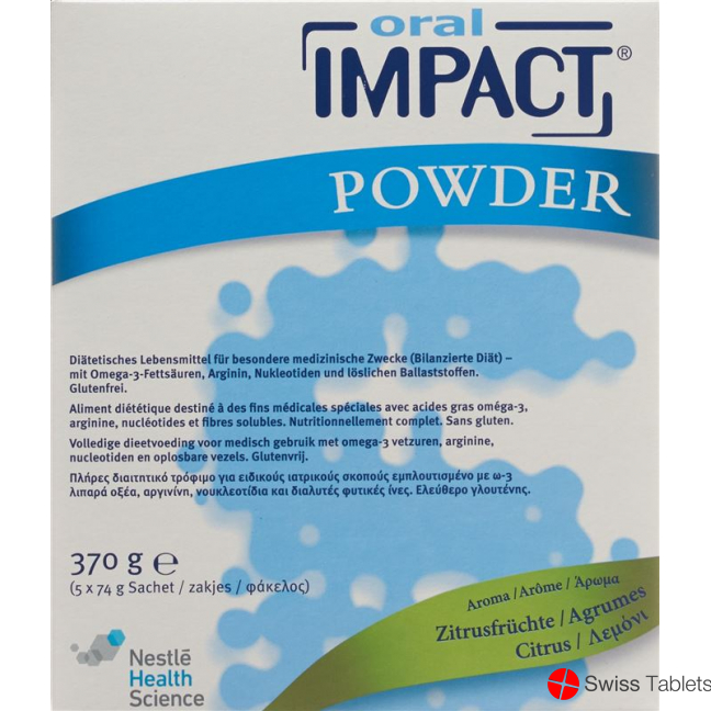Impact Oral Immunonutrition Pulver Citrone 5 Beutel 74g buy online