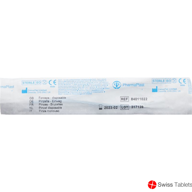 Gribi Einmalpinzette 12.5cm Anat Steril Trans buy online