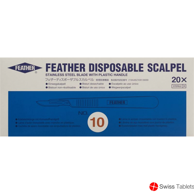 Feather Skalpell 1x Nr 10 20 Stück buy online