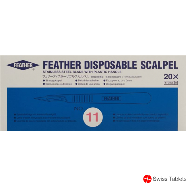 Feather Skalpell 1x Nr 11 20 Stück buy online