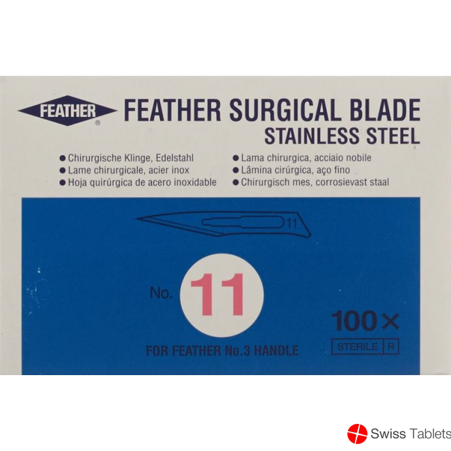Feather Skalpellklingen Steril Nr 11 100 Stück buy online