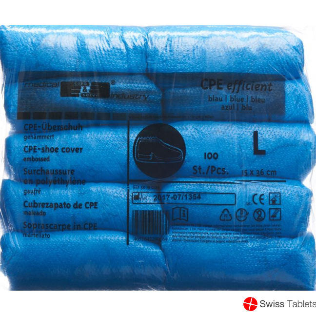 Gribi Überschuhe PVC Blau 100 Stück buy online