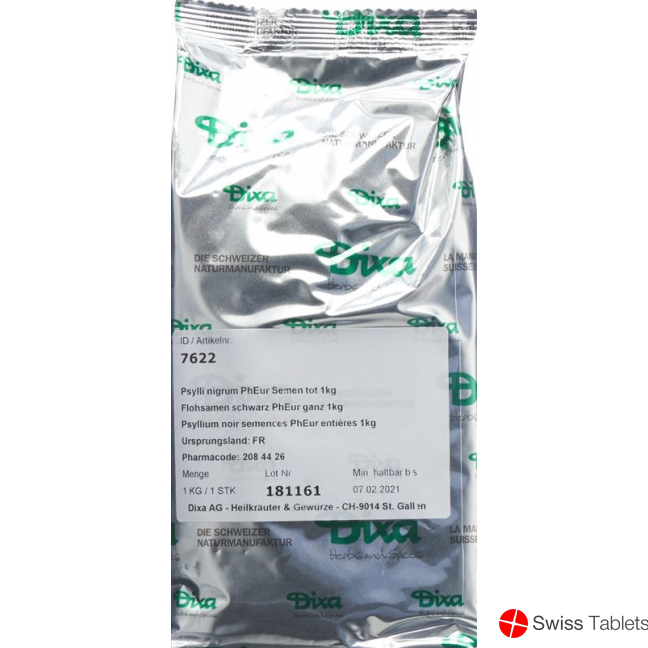 Dixa Psyllii Nigrum Semen Pheur Dep 1kg buy online