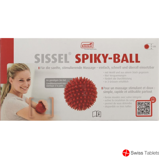 Sissel Igelbaelle 9cm Rot 2 Stück buy online