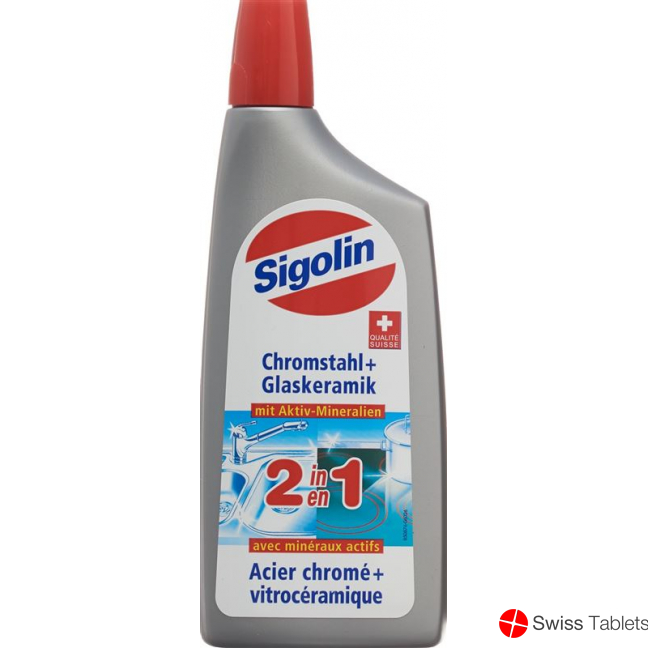 Sigolin 2 in 1 Chromstahl + Glaskeramik 250ml buy online