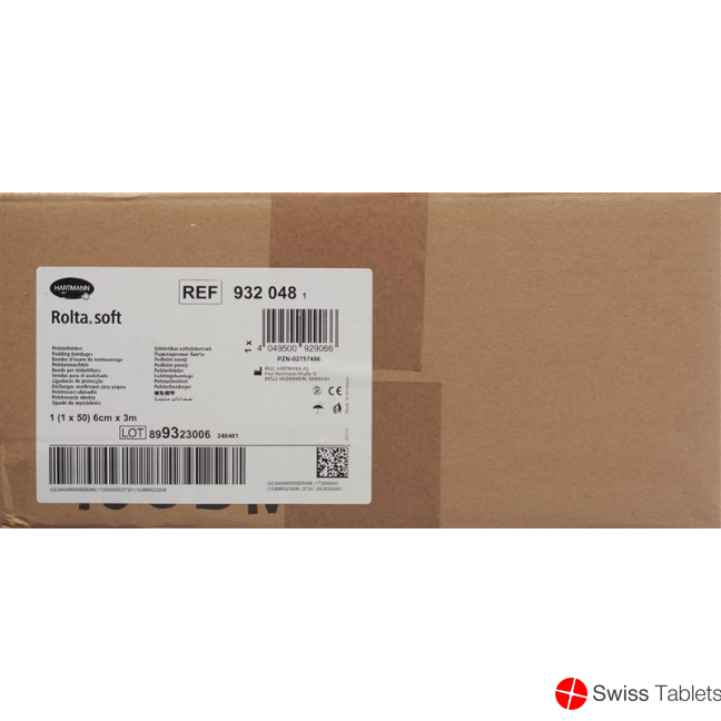 Rolta Soft Wattebinde 6cmx3m Synthetisch 50 Stück buy online