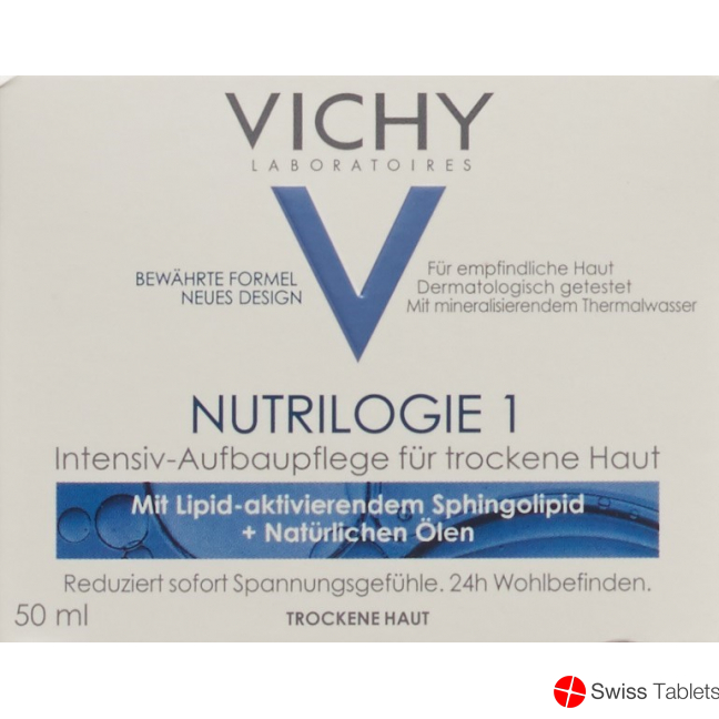 Vichy Nutrilogie 1 Intensive skin care for dry skin 50ml buy online
