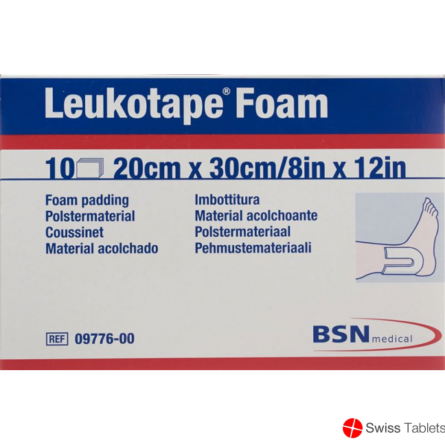 Leukotape Foam Polstermaterial 20x30cm 10 Stück buy online