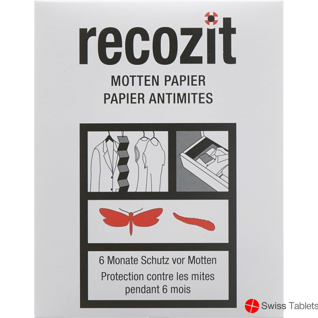 Recozit Motten Papier 2x 5 Stück buy online