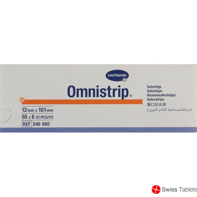 Omnistrip Wundnahtstreifen 12x101mm 50x 6 Stück buy online