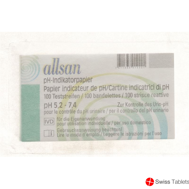 Allsan pH indicator paper 5.2-7.4 100 pcs