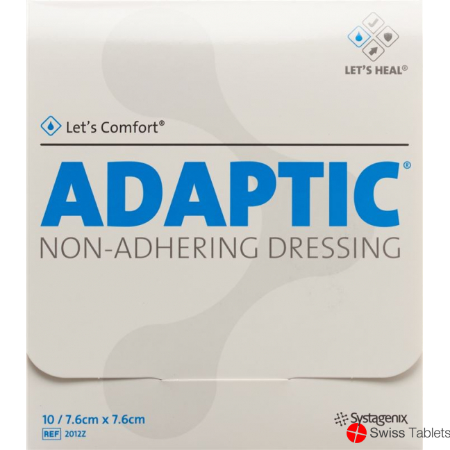 Let’s Comfort Adaptic Wundverband 7.6x7.6cm 10 Beutel buy online