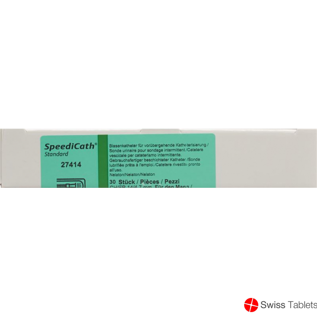 SpeediCath Nelaton Männer Einmalkatheter Grün 4.7/14mm 40cm lang 30 Stück buy online