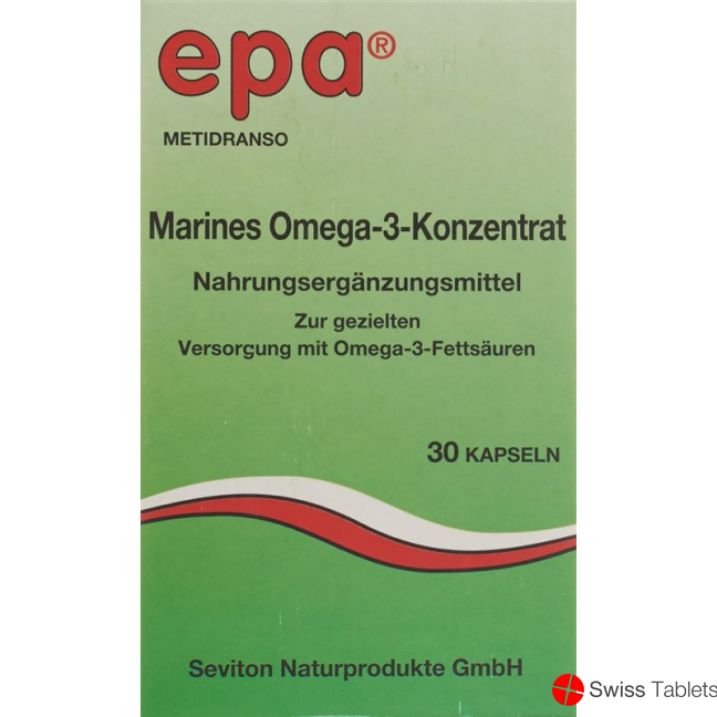Epa Lachsoel Konzentrat mit Omega 3 Fettsäuren 30 Stück buy online