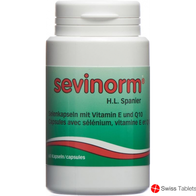 Sevinorm Selenkapseln mit Vitamin E und Q10 60 Stück buy online