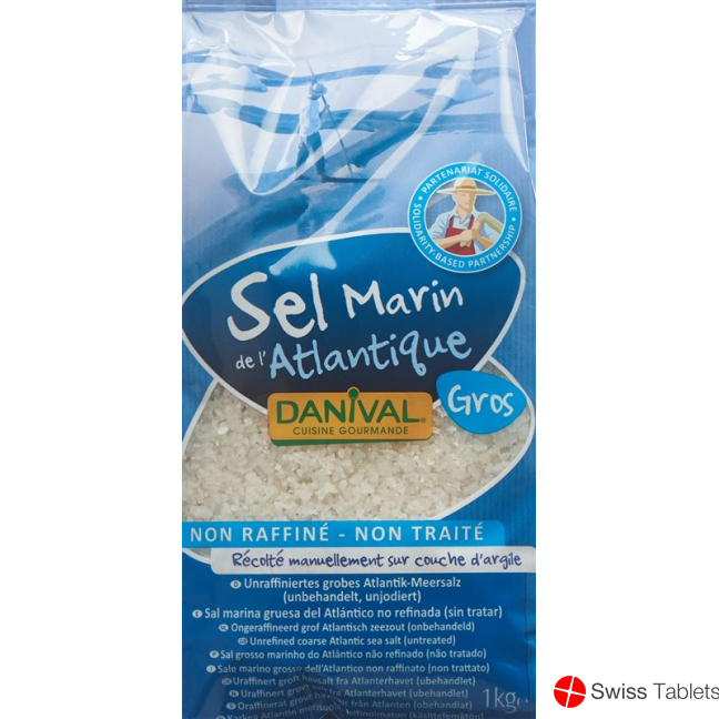 Danival Atlantisches Meersalz Grob 1kg buy online