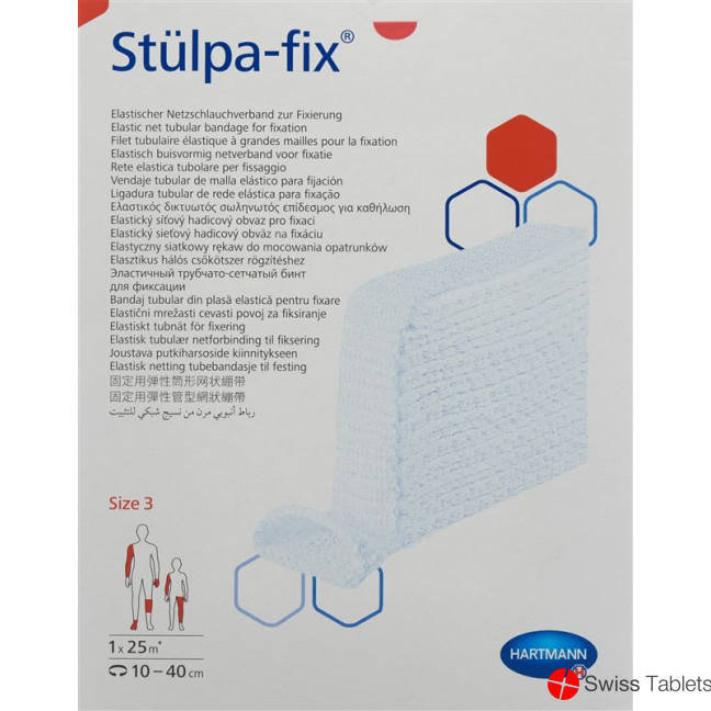 Stuelpa Fix Netzverband Grösse 3 Bein Rolle 25 Meter buy online Stuelpa Fix Netzverband Grösse 3 Bein Rolle 25 Meter buy online