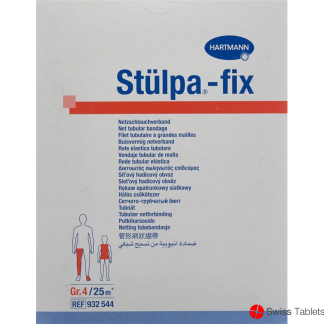 Stuelpa Fix Netzverband Grösse 4 Kopf Rolle 25 Meter buy online