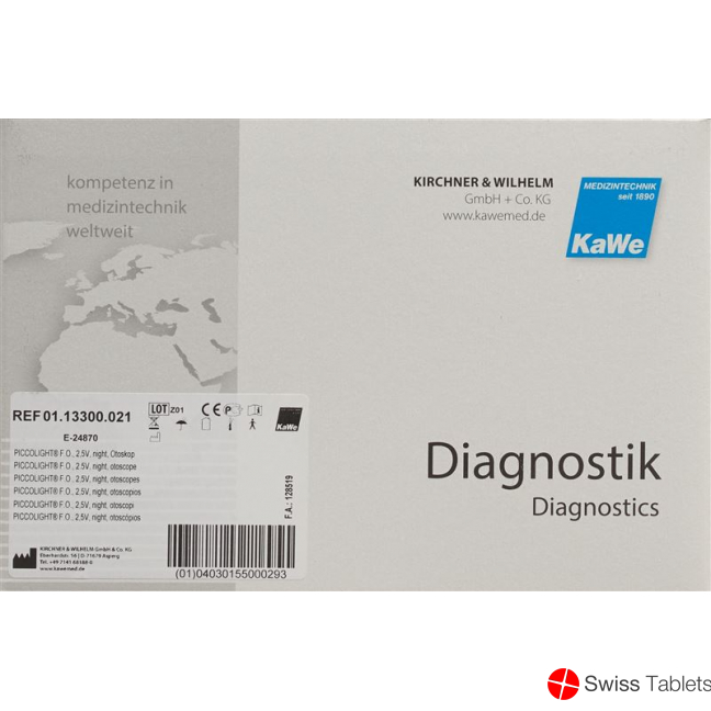 Piccolight F.0. Otoscope Fiber Optic Black buy online