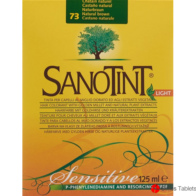 Sanotint Sensitive Light Hair Color 73 natural brown buy online