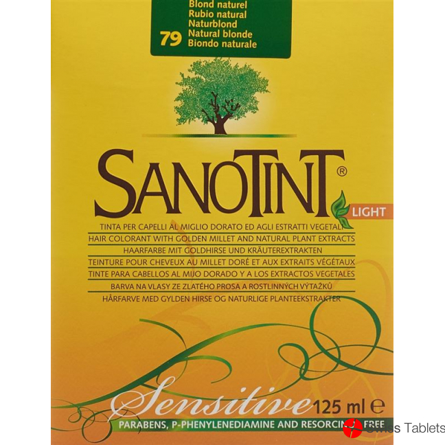 Sanotint Sensitive Light Hair Color 79 naturally blonde buy online