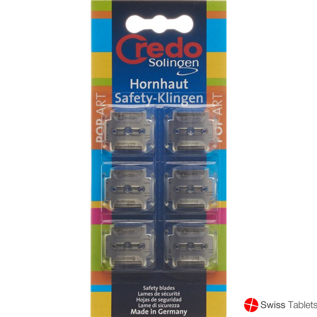 Credo Hornhaut Safety Klingen Blister 6 Stück buy online