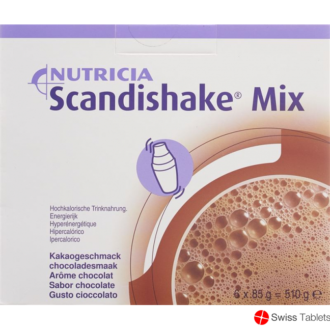 Scandishake Mix Pulver Schokolade 6x85 G buy online