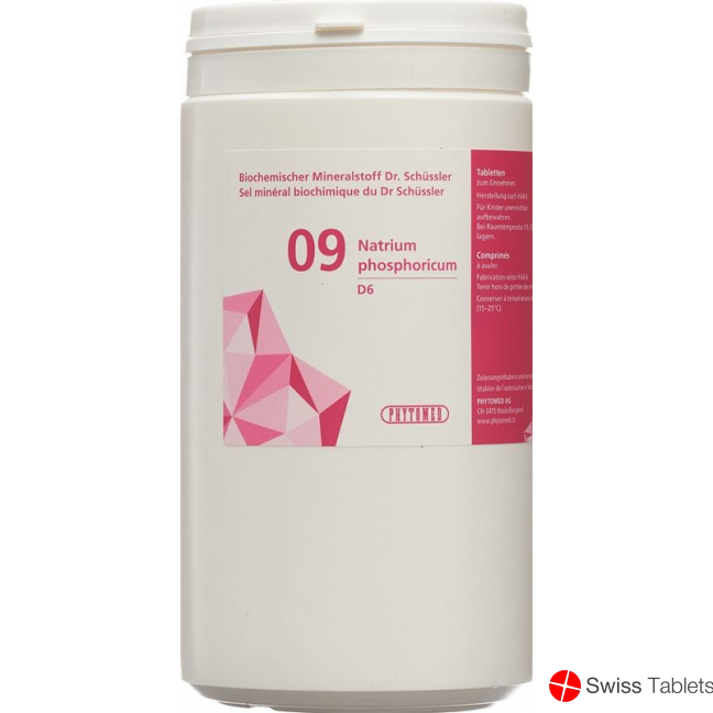 Phytomed Schüssler Nr. 9 Natr Phos Tabletten D 6 1kg buy online