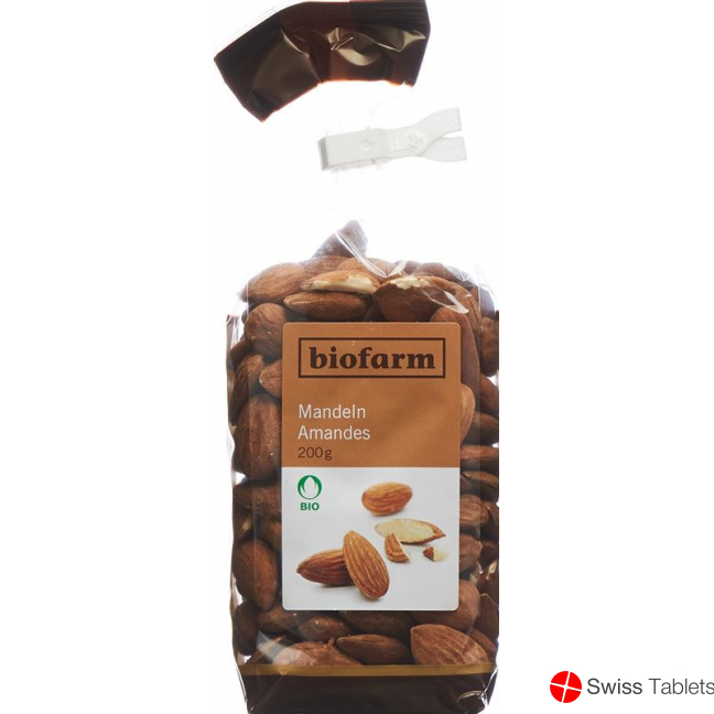 Biofarm Mandeln Knospe Beutel 200g buy online