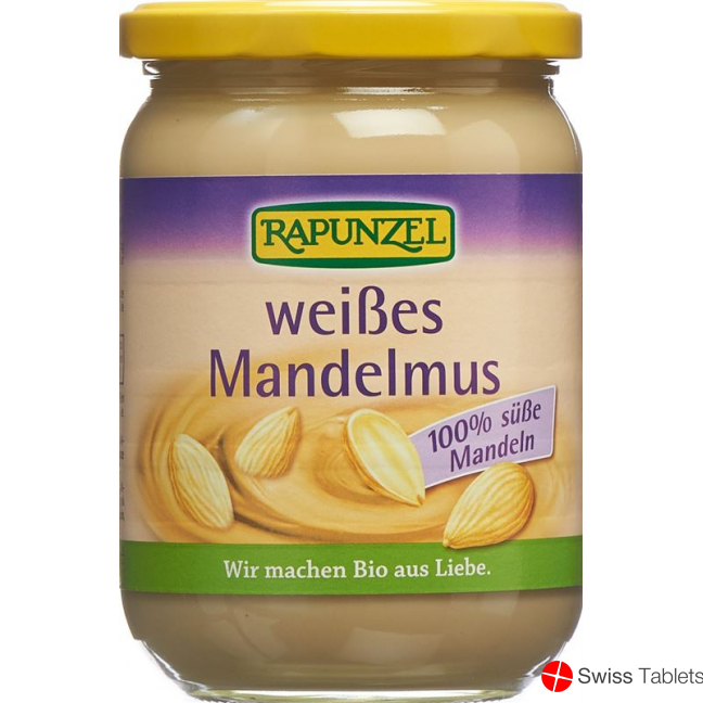 Rapunzel Mandelmus Weiss Bio Glas 500g buy online