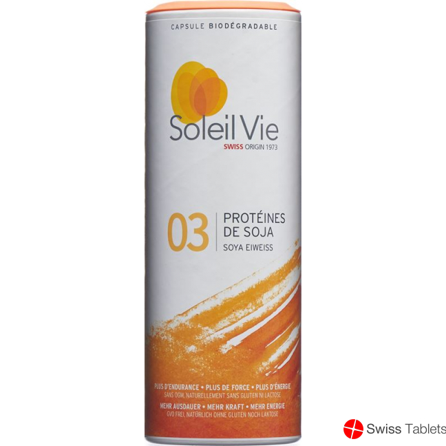 Soleil Vie Soja Eiweiss Pulver Dose 300g buy online