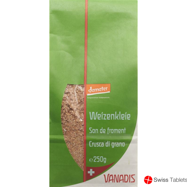 Vanadis Weizenkleie Demeter Beutel 250g buy online