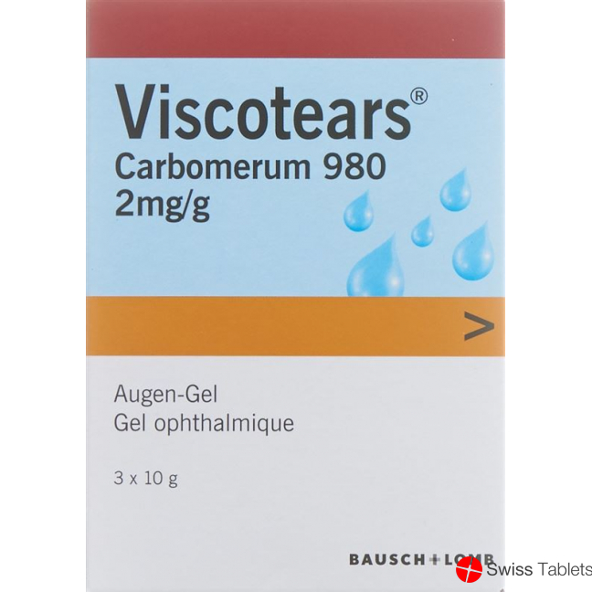 Viscotears Augengel 3x 10g buy online