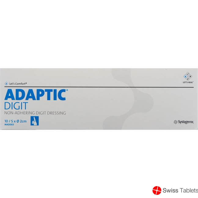 Let’s Comfort Adaptic Digit Finger- und Zehenverband Small 10 Stück buy online