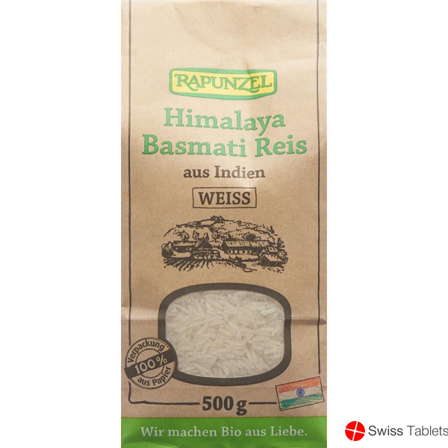 Rapunzel Basmati Reis Weiss Beutel 500g buy online