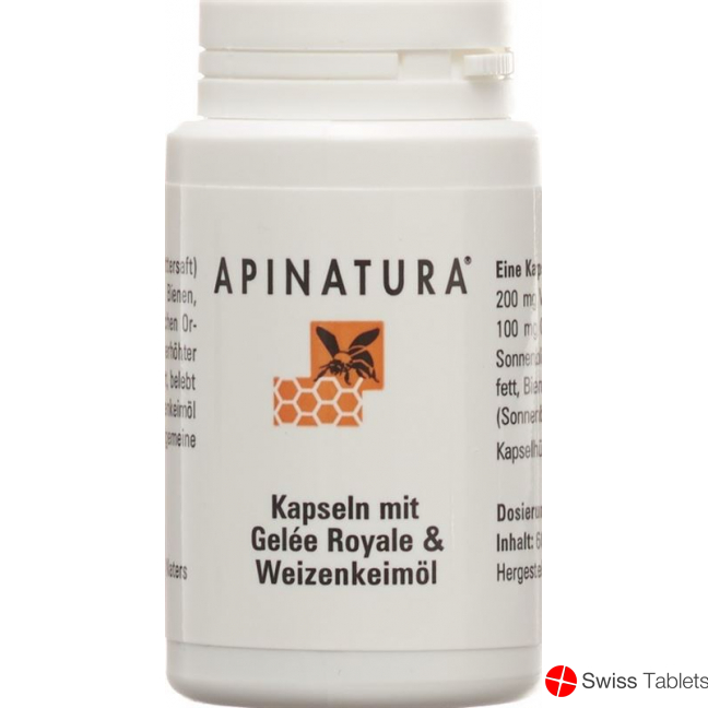 Apinatura Gelee Royale Weizenkeimöl Kapseln 60 Stück buy online