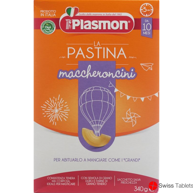 Plasmon Pasta Maccheroncini 340g buy online