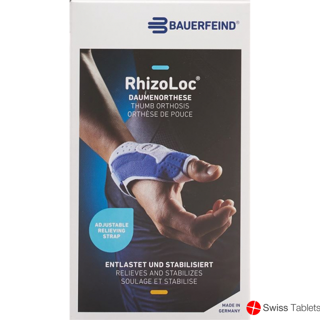 RhizoLoc Stabilorthese Daumen Grösse 1 Rechts buy online RhizoLoc Stabilorthese Daumen Grösse 1 Rechts buy online