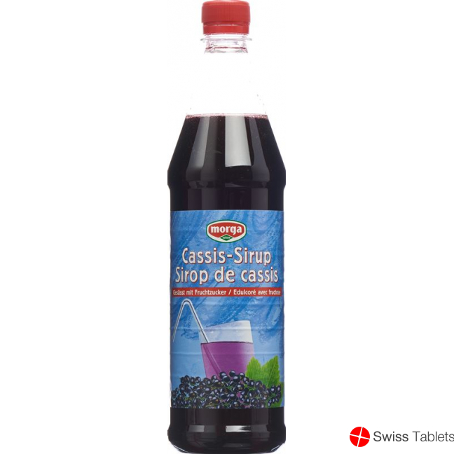 Morga Cassis Sirup mit Fruchtzucker Petflasche 7.5dl buy online