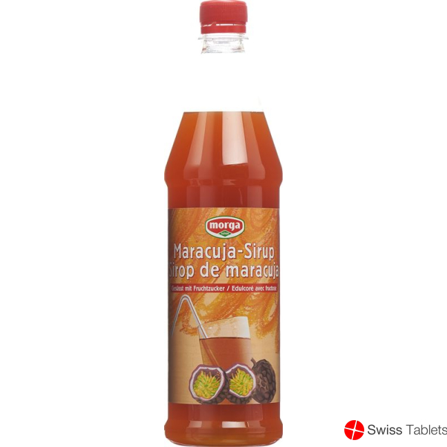 Morga Maracuja Sirup mit Fruchtzucker Petflasche 7.5dl buy online