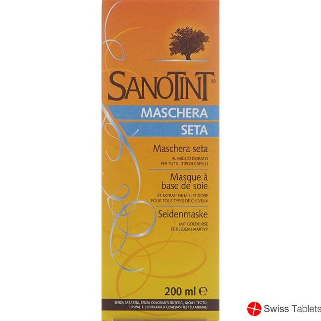Sanotint silk hair mask 200ml buy online
